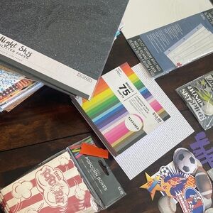 Glitter Paper and Textured Cardstock Set